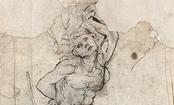 Découverte d'un dessin de Léonard de Vinci. Expertise et enchères Paris, étude Tajan